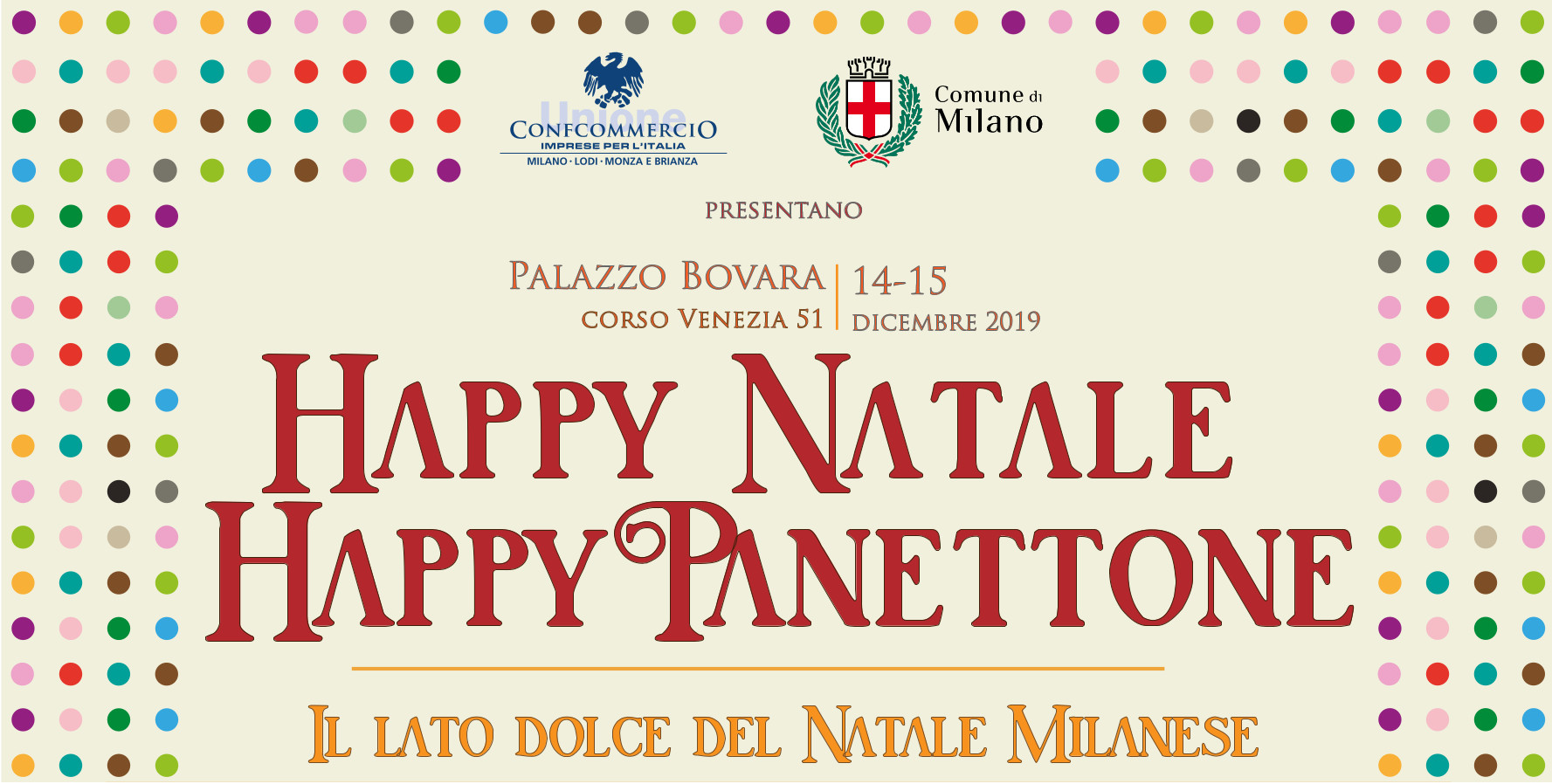 Invito - Happy Panettone Happy Natale - 14 e 15 dicembre 2019